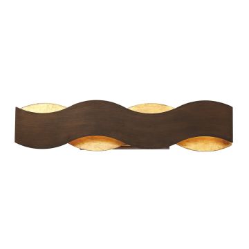Quintiesse Vaughan QN-VAUGHAN-1W-BRZ-GD Nástěnná lampa 1x35W/LED 3000K 1100lm IP20