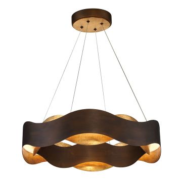 Quintiesse Vaughan QN-VAUGHAN-P-M-BRZ-GD Závěsná lampa 1x80W/LED 3000K 1302M IP20