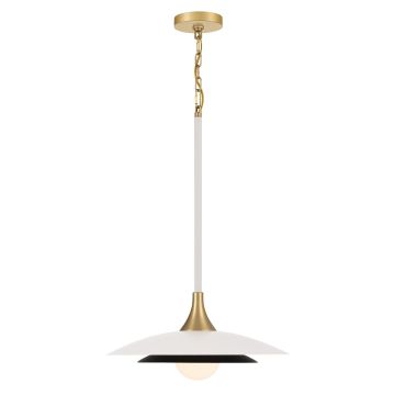 Quintiesse Welsh QN-WELSH-P-WHT Závěsná lampa 1x15W/LED 3000K 750lm IP20