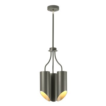 Elstead Lighting QUINTO GREY QUINTO3-GPN Lustr 3x60W/E27