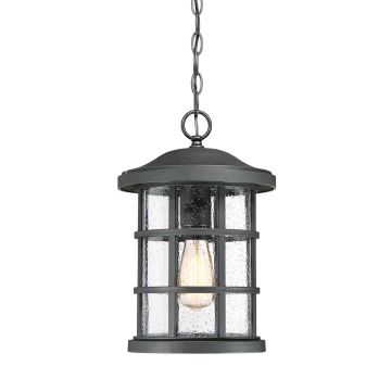 Elstead Lighting CRUSADE QZ-CRUSADE8-BLK Závěsná lampa 1x60W/E27 IP44