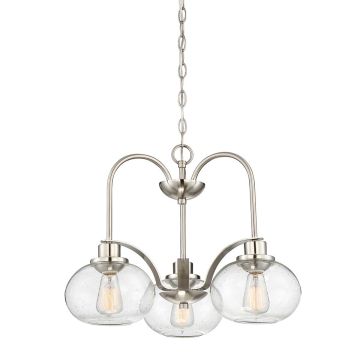 Elstead Lighting QUOIZLE QZ-TRILOGY3-BN Lustr 3x60W/E27