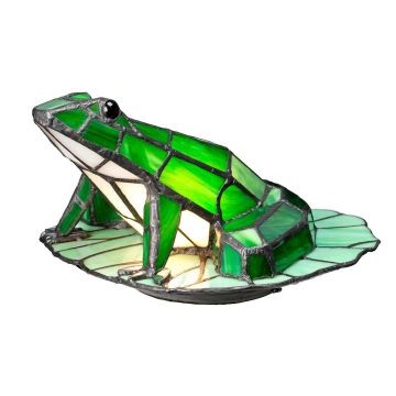 Elstead Lighting TIFFANY ANIMAL LAMPS QZ-FROG-TL Stolní lampa 1x3W/G9 3000K 320LM