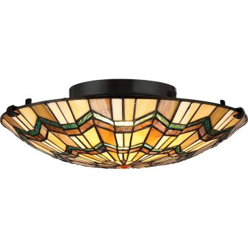Quoizel ALCOTT QZ-ALCOTT-F Stropní lampa 2x60W/E27