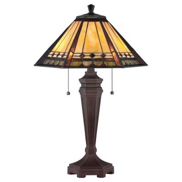 Quoizel ARDEN QZ-ARDEN-TL Stolní lampa 2x60W/E27