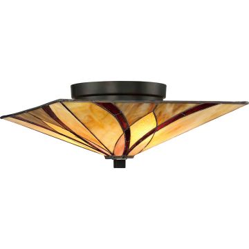 Quoizel ASHEVILLE QZ-ASHEVILLE-F Stropní lampa 2x60W/E27