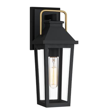 Quoizel Buckley QZ-BUCKLEY-S-MBK Nástěnná lampa 1x40W/E27 IP44