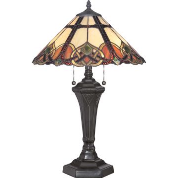 Quoizel CAMBRIDGE QZ-CAMBRIDGE-TL Stolní lampa 2x75W/E27