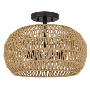 Quoizel Casablanca QZ-CASABLANCA-3SF-PBZ Stropní lampa 3x60W/E27 IP20