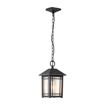 Quoizel Cedar Point QZ-CEDAR-POINT8-M-BK Lampa wisząca 1x60W/E27 IP44