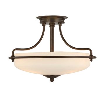 Quoizel GRIFFIN QZ-GRIFFIN-SFS-PN Stropní lampa 3x60W/E27