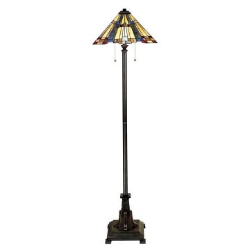 Quoizel INGLENOOK QZ-INGLENOOK-FL Stojací lampa 2x60W/E27