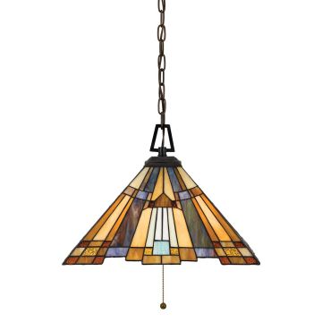 Quoizel INGLENOOK QZ-INGLENOOK-P-A Závěsná lampa 3x60W/E27