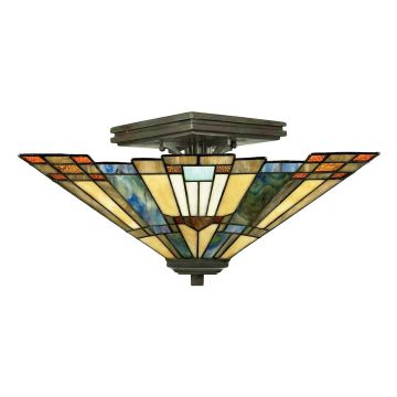 Quoizel INGLENOOK QZ-INGLENOOK-SF Stropní lampa 2x60W/E27