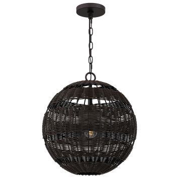 Quoizel Lindendale QZ-LINDENDALE-P-WT Závěsná lampa 1x60W/E27 IP44