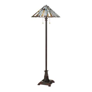Quoizel Maybeck QZ-MAYBECK-FL Lampa podłogowa 2x60W/E27
