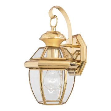 Quoizel NEWBURY QZ-NEWBURY2-S-PB Nástěnná lampa 1x150W/E27 IP44