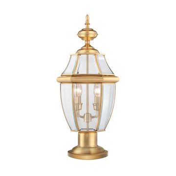 Quoizel NEWBURY QZ-NEWBURY3-L-PB Stojací lampa 2x60W/E14 IP44
