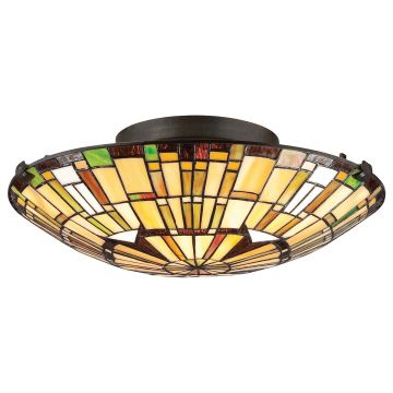 Quoizel Reed QZ-REED-F-VB Stropní lampa 2x60W/E27 IP20