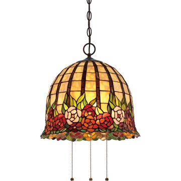 Quoizel ROSECLIFFE QZ-ROSECLIFFE-P Závěsná lampa 3x60W/E27