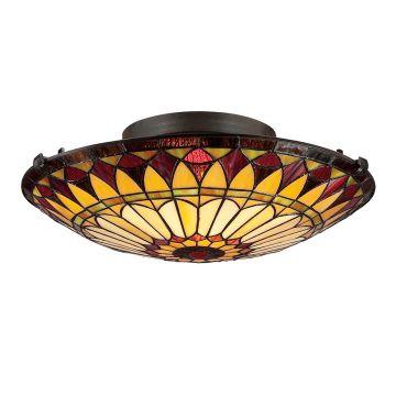 Quoizel WEST END QZ-WEST-END-F Stropní lampa 2x75W/E27