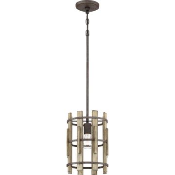 Quoizel WOOD HOLLOW QZ-WOOD-HOLLOW-MP Závěsná lampa 1x100W/E14