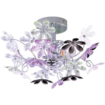 Trio FLOWER R20012017 Stropní lampa 2x40w/e14 ip20