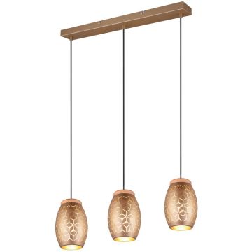 Trio BIDAR R31573065 Závěsná lampa 3x28w/e27 ip20