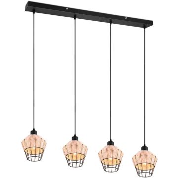 Trio BORKA R31264036 Závěsná lampa 4x40w/e27 ip20