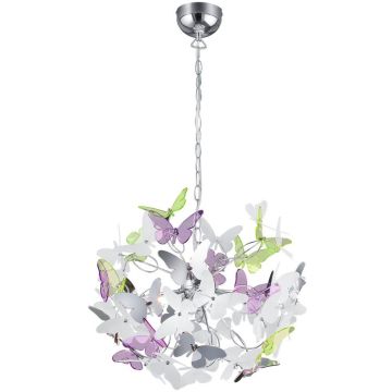 Trio BUTTERFLY R30214017 Závěsná lampa 4x28w/g9 ip20