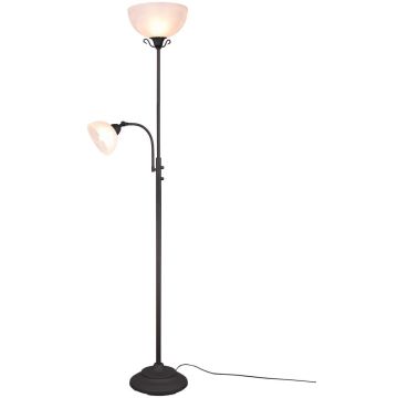 Trio COUNTRY R46322024 Stojací lampa 1x100w/e27+1xe14 ip20