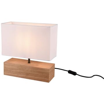 Trio WOODY R50181030 Stolní lampa 1x60w/e27 ip20
