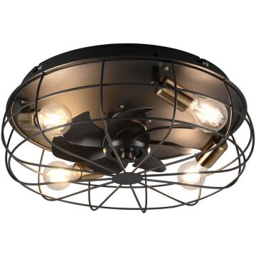 Trio TRONDHEIM R61095032 Ventilátor 4x10w/e27 ip20
