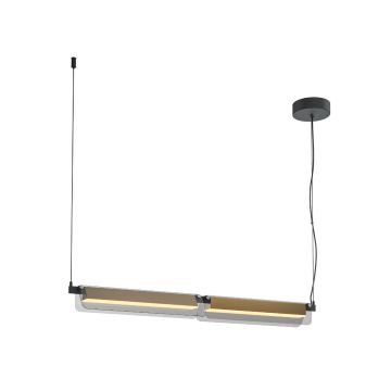 Maytoni Flat MOD296PL-L20BS3K Závěsná lampa 1x20W/LED 3000K 2480lm IP20
