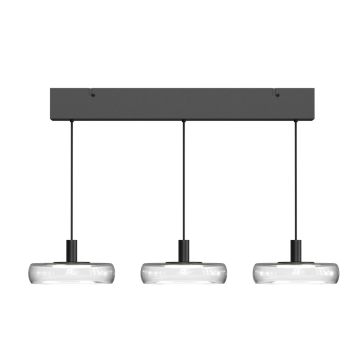 Maytoni Float MOD498PL-L25BK Závěsná lampa 3x25W/LED 3000K 2000lm IP20