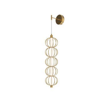 Maytoni Golden Cage MOD216WL-L10G3K Nástěnná lampa 1x17W/LED 3000K 1100lm IP20