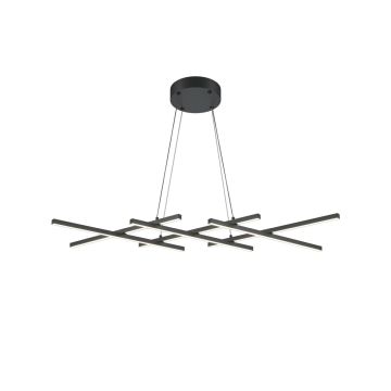 Maytoni Halo MOD244PL-L50BK Závěsná lampa 1x40W/LED 800lm IP20