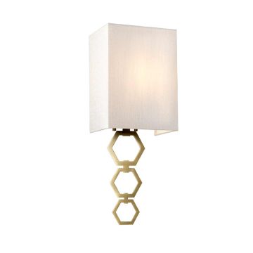 Elstead Lighting Ria RIA-SMALL-AB Kinkiet 1x60W/E27