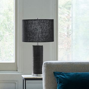 Elstead Lighting RIPPLE RIPPLE-TL-BLK Stolní lampa 1x60W/E27