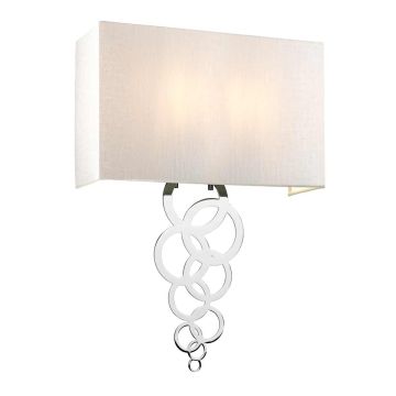 Elstead Lighting Rosa ROSA-LARGE-PC Kinkiet 2x60W/E27