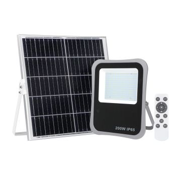 Italux Bares SLR-73142-200W Solární lampa 1x200W/LED 4000K 1670lm IP65