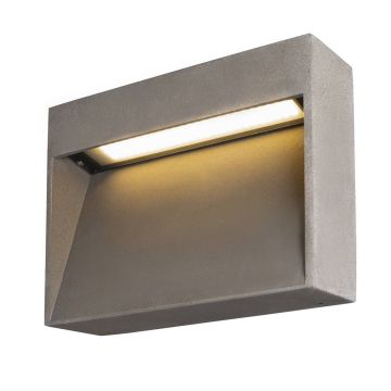SLV CONCRETO 1006404 Nástěnná lampa 1x8.5W/LED 3000K 270lm IP65