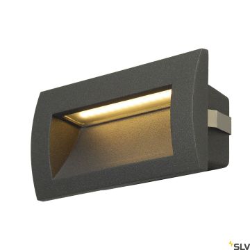 SLV DOWNUNDER 233625 Vestavěná schodišťová lampa 1x4W/LED 3000K 85LM IP55