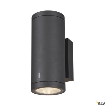 SLV ENOLA ROUND 1003425 Nástěnná lampa 2x20W/LED 3000/4000K 1660/1900LM IP65