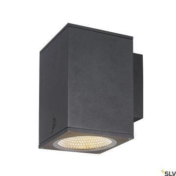 SLV ENOLA SQUARE 1003437 Nástěnná lampa 1x36W/LED 3000/4000K 3700LM IP65