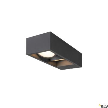 SLV ESKINA 1004748 Nástěnná lampa 2x27W/LED 3000/4000K 2200/2400LM IP65