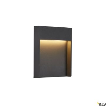 SLV FLATT 1002952 Nástěnná lampa 1x14W/LED 3000/4000K 460LM IP65