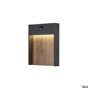 SLV FLATT 1002955 Nástěnná lampa 1x16W/LED 3000/4000K 600LM IP54
