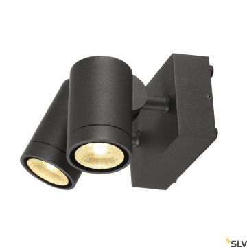SLV HELIA 233255 Nástěnná lampa 2x13W/LED 3000K 880LM IP65