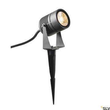 SLV LED SPIKE 1002201 Zahradní reflektor 1x6W/LED 3000K 400LM IP55